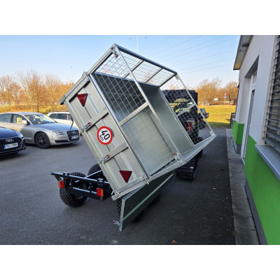 Vozík sklopný s SPZ za UTV čtyřkolku
